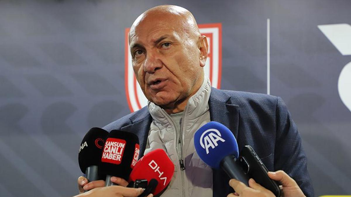 Samsunspor'da Yüksel Yıldırım patladı, ceza anında kesildi