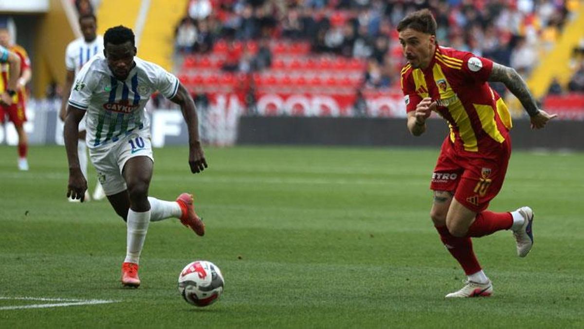 Kayserispor, Çaykur Rizespor'u 2-0 ile geçti rahat bir nefes aldı