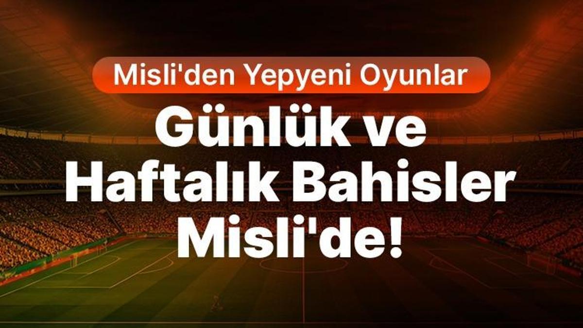 Galatasaray ve Fenerbahçe’nin maçlarında gol garantisi! İşte Misli’den Günlük Bahis İstatistikleri
