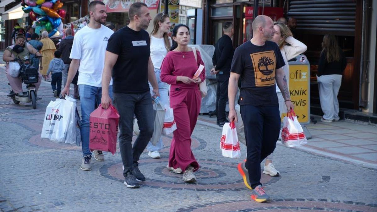 Edirne'de bahar yoğunluğu! Yerli ve yabancı turist akını