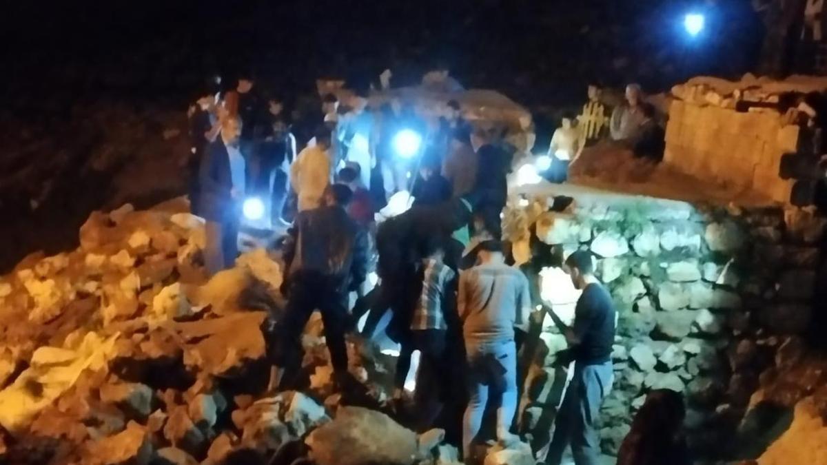 Mardin'de çöken ahırdaki 2 büyükbaş hayvan öldü