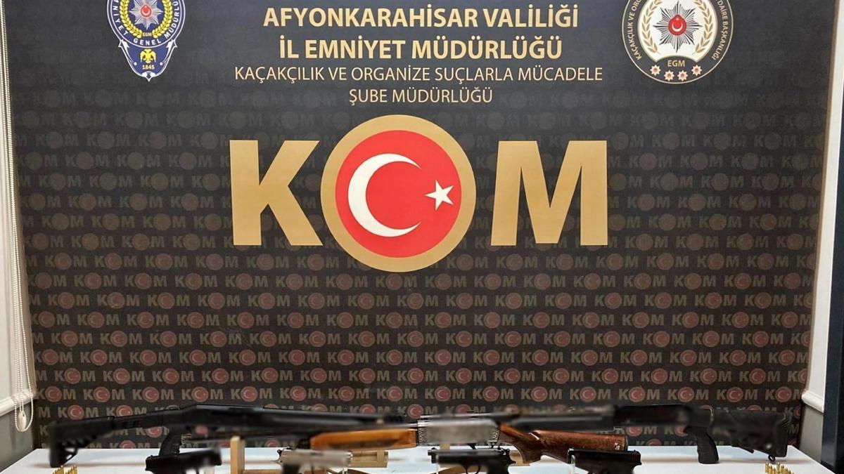 Ruhsatsız silah operasyonuna 1 tutuklama