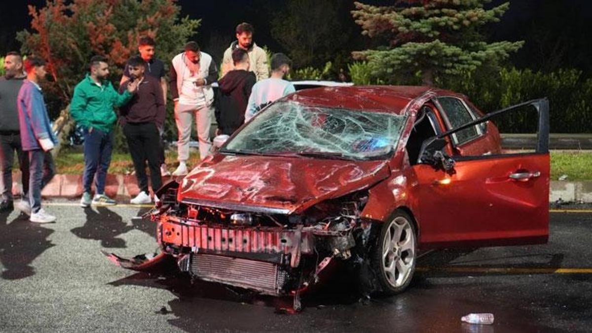 Niğde-Bor yolunda kontrolden çıkan otomobil takla attı