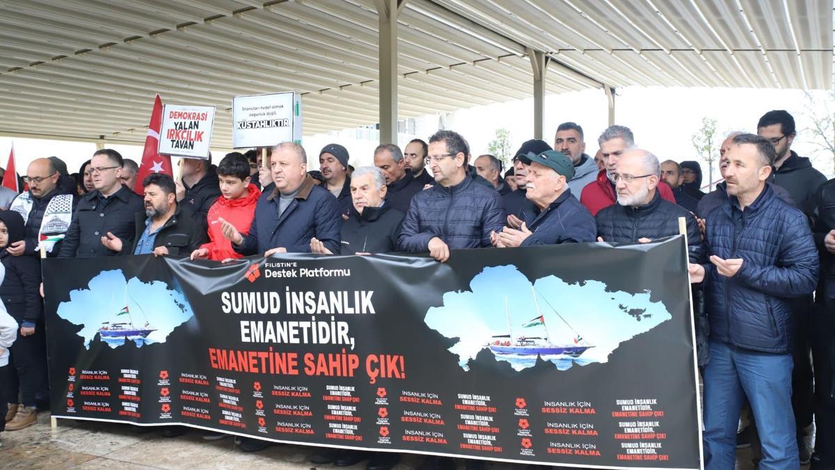 Zonguldak’ta Sumud Filosu’na saldırıya tepki