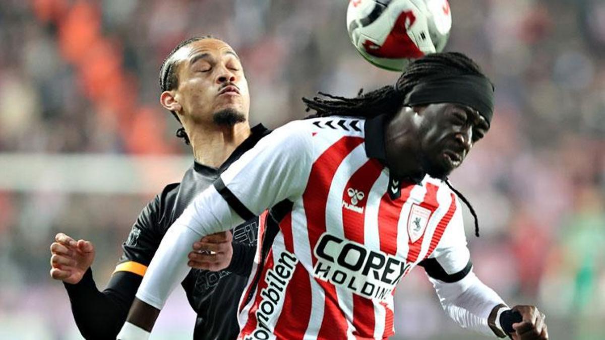 Samsunspor evinde lider Galatasaray'ı 4 golle geçti