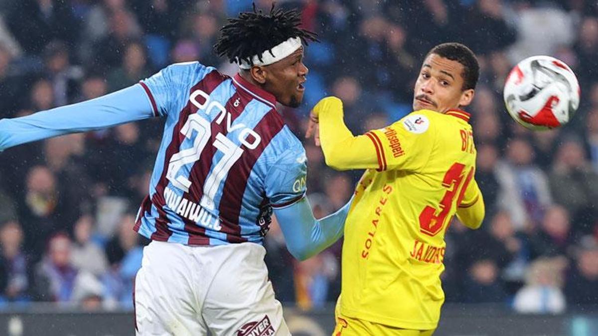 Trabzonspor - Göztepe maçında skoru belirleyen gol 90+3'te geldi