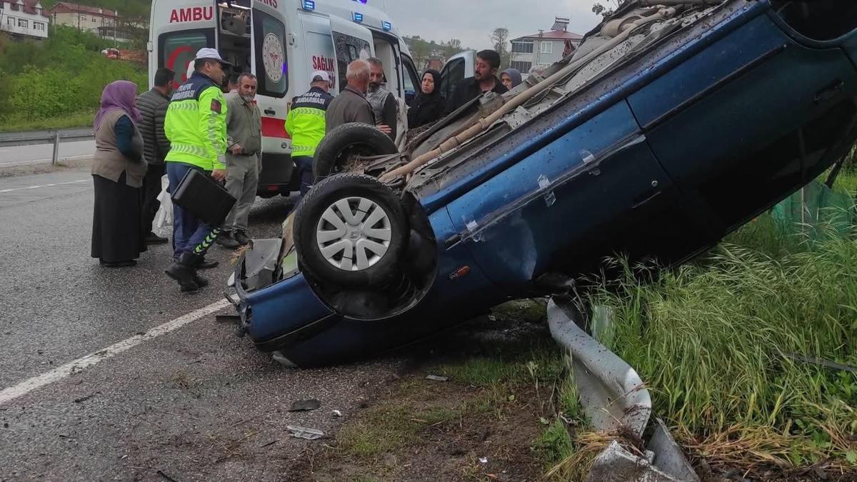 Ordu’da trafik kazası: 1 yaralı