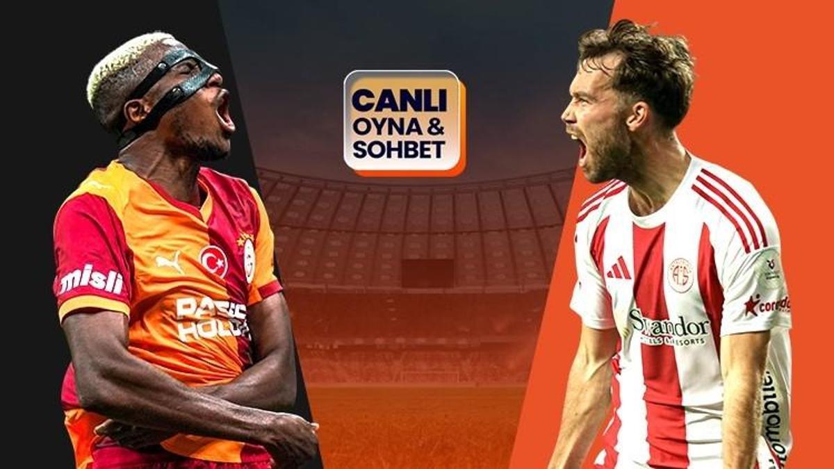 Galatasaray ile Antalyaspor karşı karşıya geliyor! Maçın heyecanı Misli'de