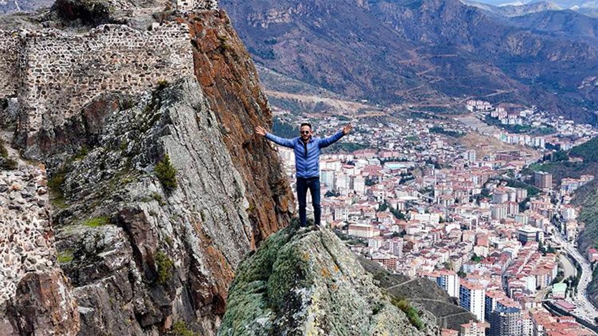Gümüşhane’de adrenalin ve tarih bir arada: Canca Kalesi ziyaretçi akınına uğradı