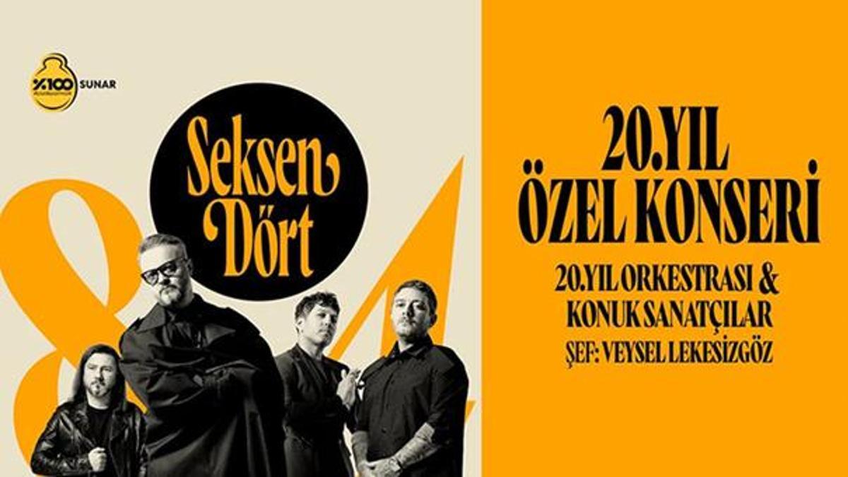 Seksendört 20’nci yaşını Zorlu PSM’de kutlayacak