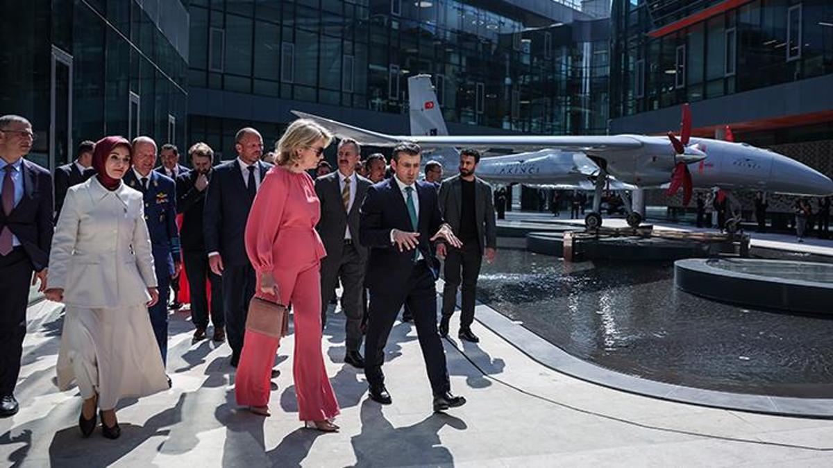 Belçika Kraliçesi Mathilde, Baykar’ı ziyaret etti