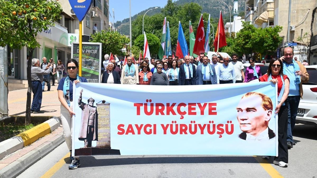 Anamur'da Türk Dil Bayramı kutlandı