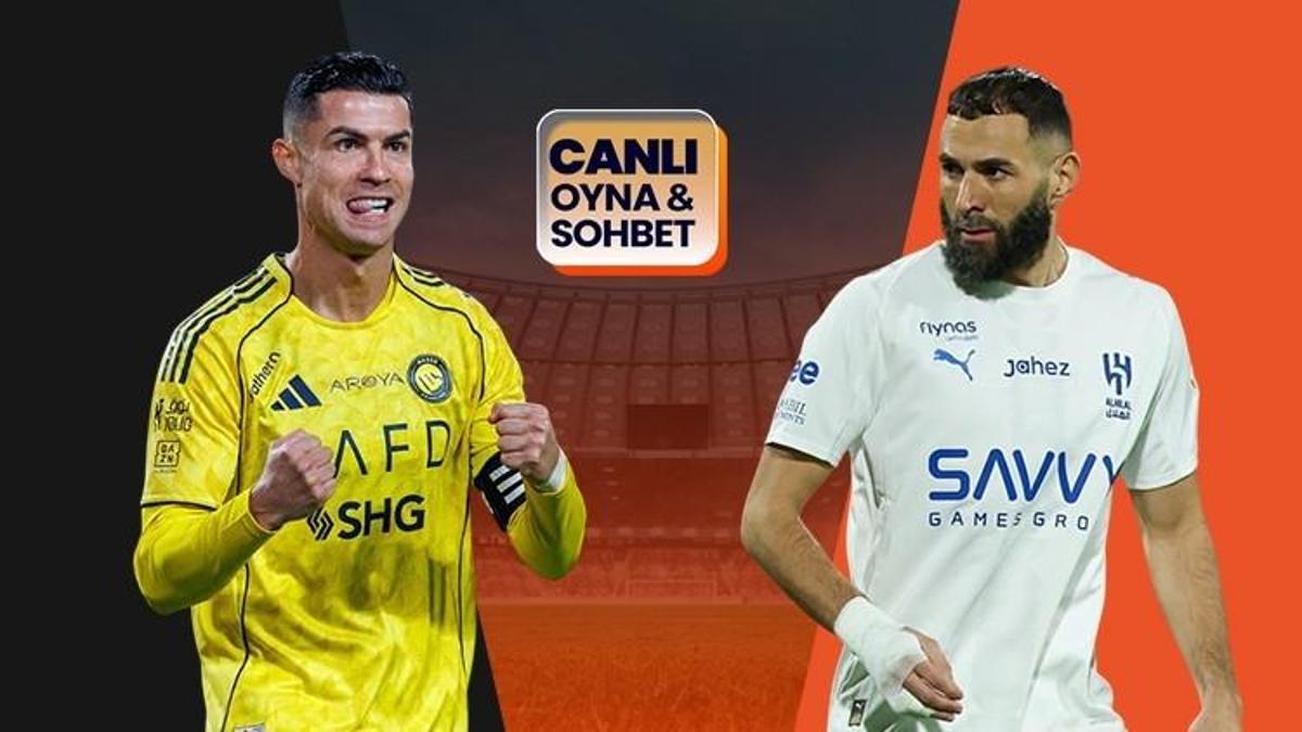 Şampiyonluk için kritik maçta Al Nassr, Al Hilal’i ağırlıyor! Maçın heyecanı canlı sohbet ile Misli’de