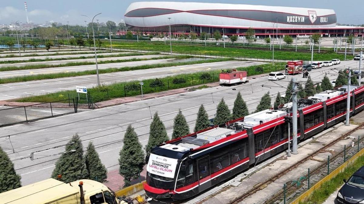 İlk yeni tramvay Samsun’da: Test süreci başlıyor
