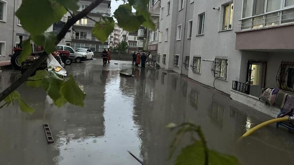 Sağanak etkili oldu Çankırı’da metrekareye 41 kilogram yağış düştü