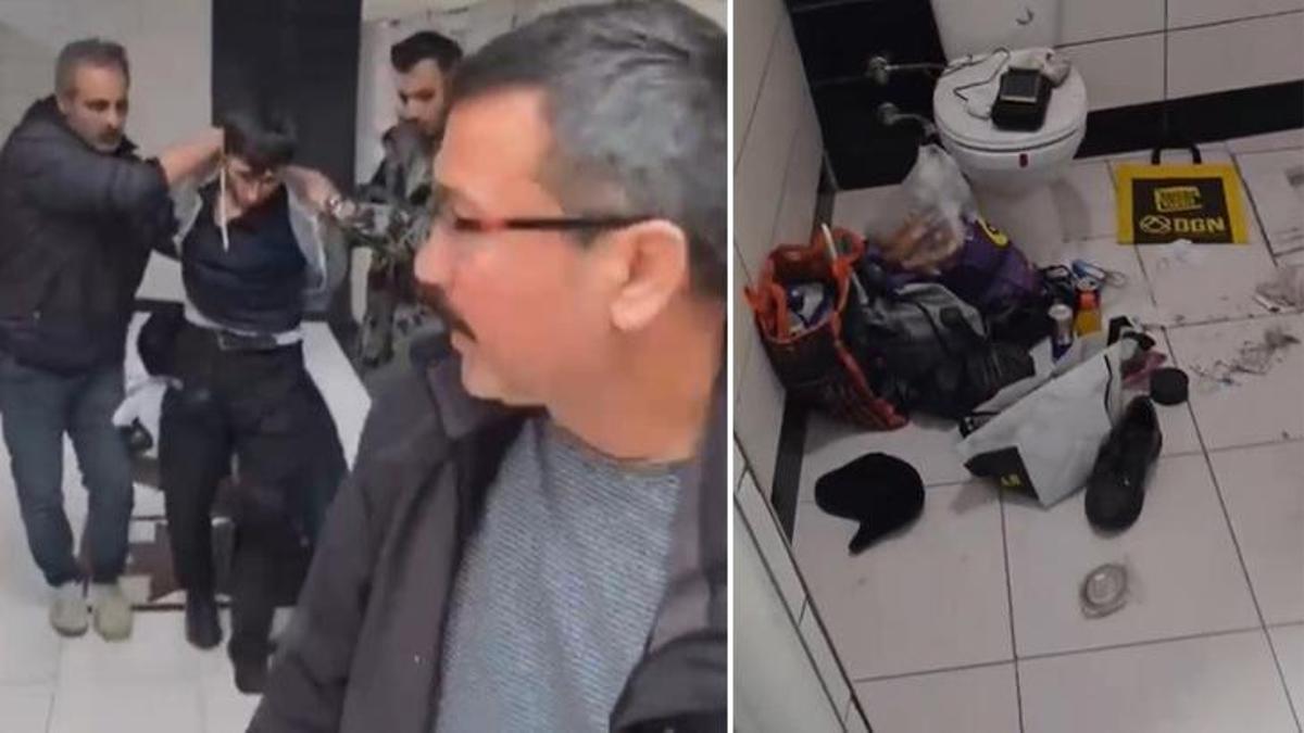 Konya'da hapis cezasından kaçmak için 2 ay tuvalette saklanmış