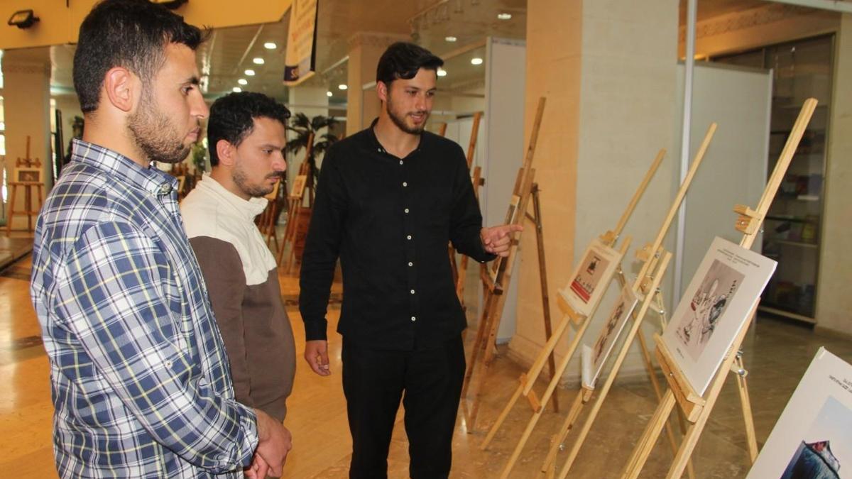 Mardin'de ‘Gazze’ konulu karikatür sergisi
