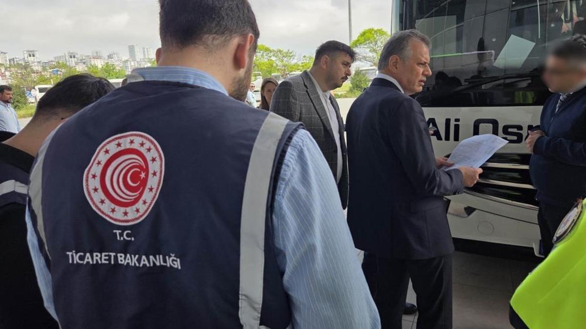 Bayram öncesi otobüs firmaları ve ücret tarifeleri denetlendi
