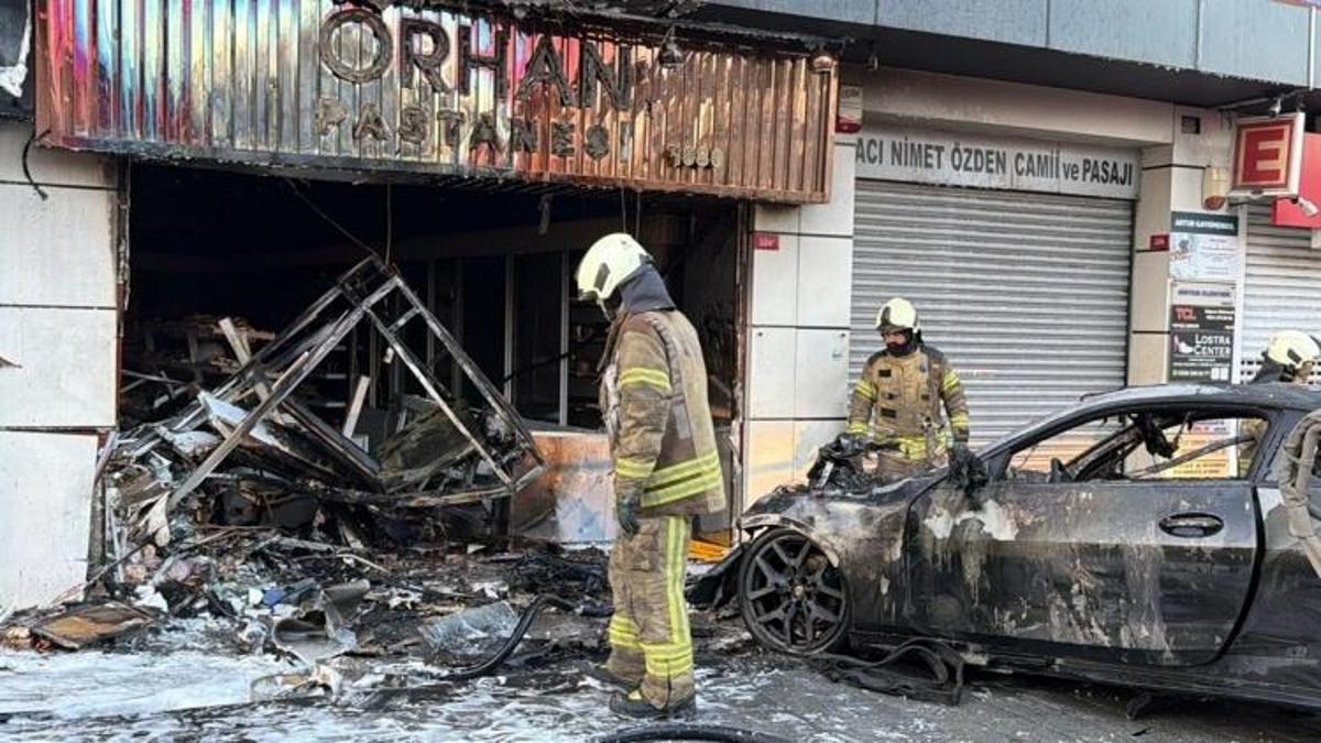 Şişli'de iş yerine daldı: Çıkan yangında 2 kişi yaralandı