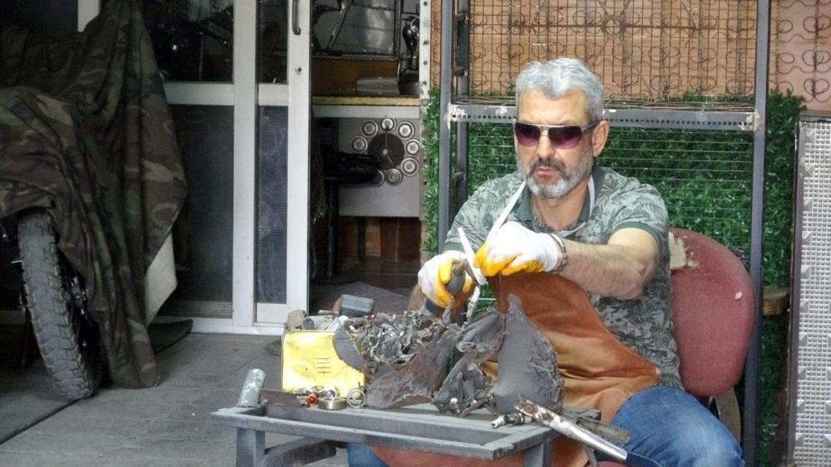 Muğla'da eşine az rastlanır koleksiyon: Demirci ustası olşturdu