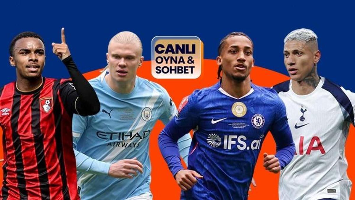 Chelsea, Tottenham ile, Manchester City Bournemouth ile karşılaşacak! Maçların heyecanı canlı sohbet ile Misli'de
