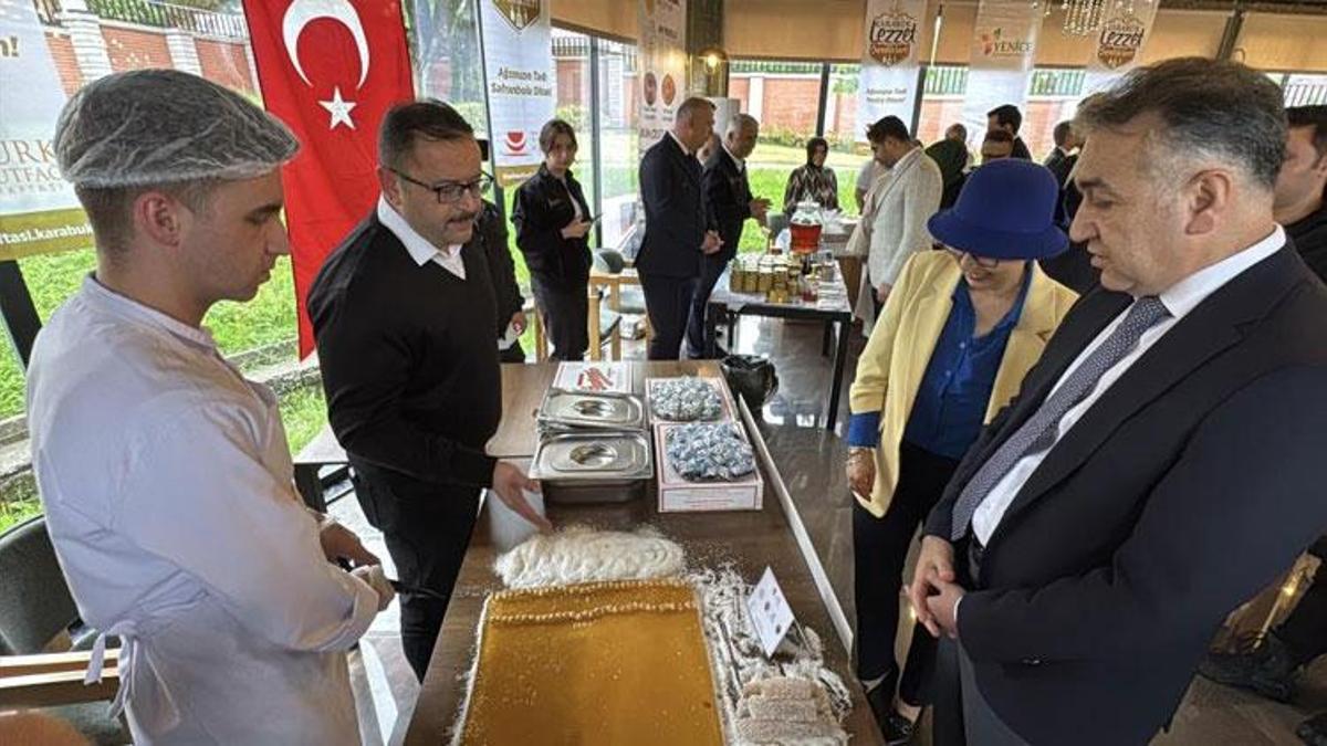Karabük'ün ilçelerine özgü yöresel lezzetler aynı sofrada buluştu