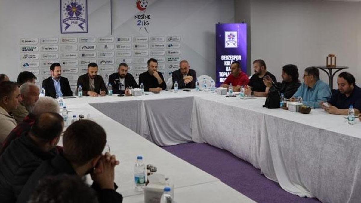 Gebzespor'da yeni sezon hedefi belirlendi: Dönem bütçesi 200 milyon TL