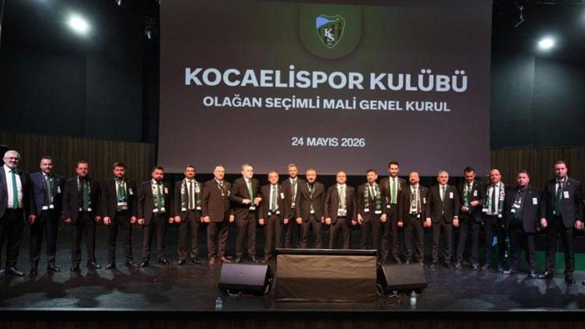Kocaelispor'da Recep Durul genel kurulda yeniden başkan seçildi güven tazeledi
