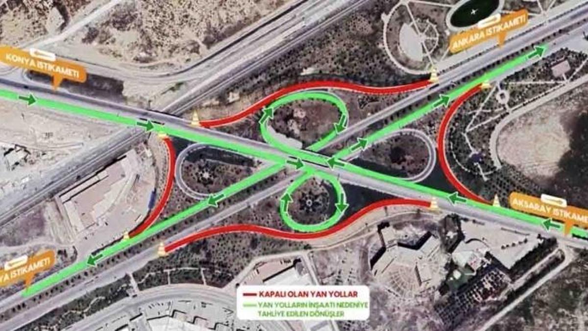 Konya’da bu kavşağı kullananlar dikkat! O tarihte kaldırılıyor