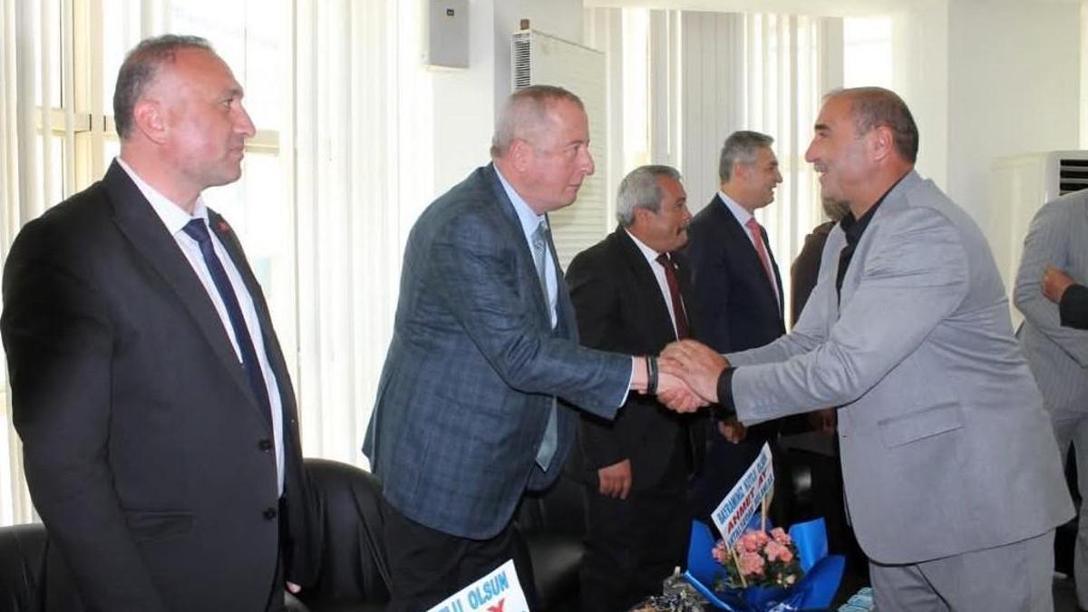 Çay'da bayramlaşma yapıldı