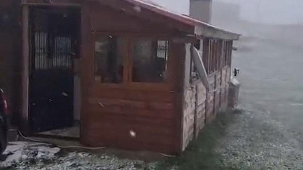 Ordu'nun yaylalarına mayıs ayında kar yağdı