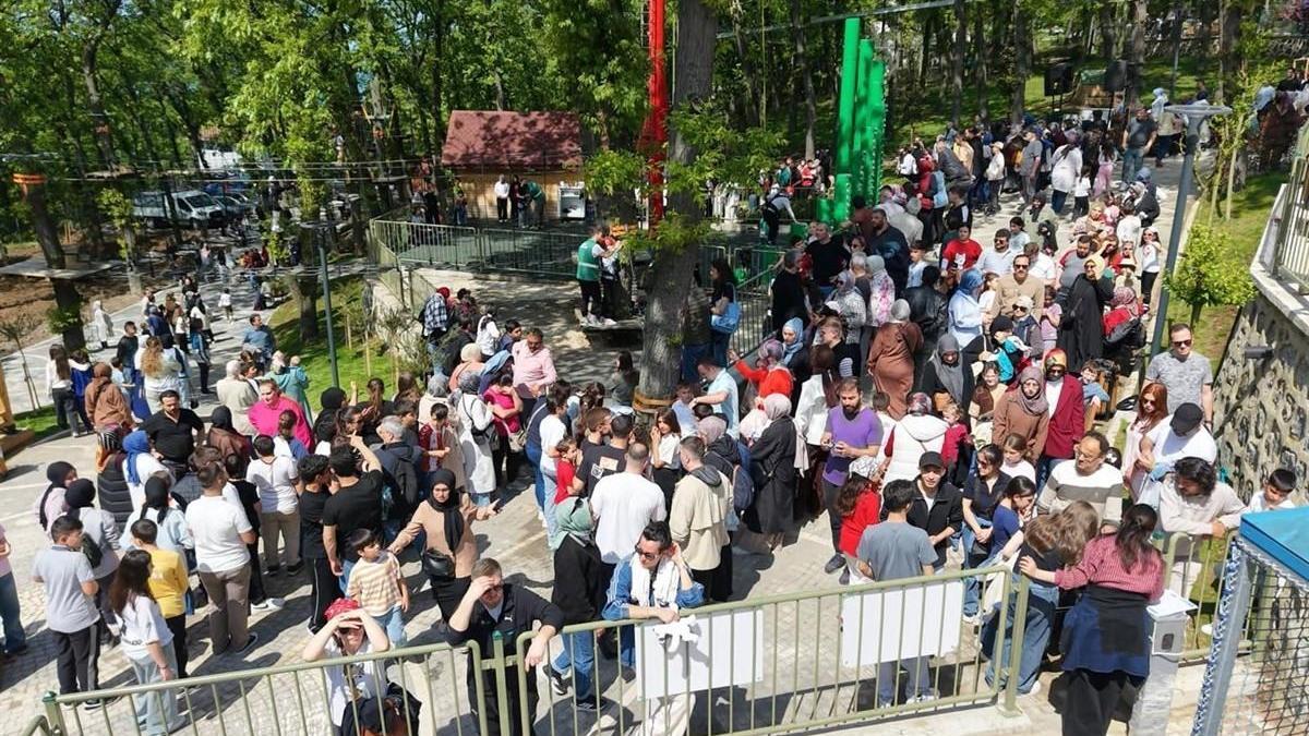 Karadeniz'in en büyük Macera Parkı'na 11 günde 100 bin ziyaretçi