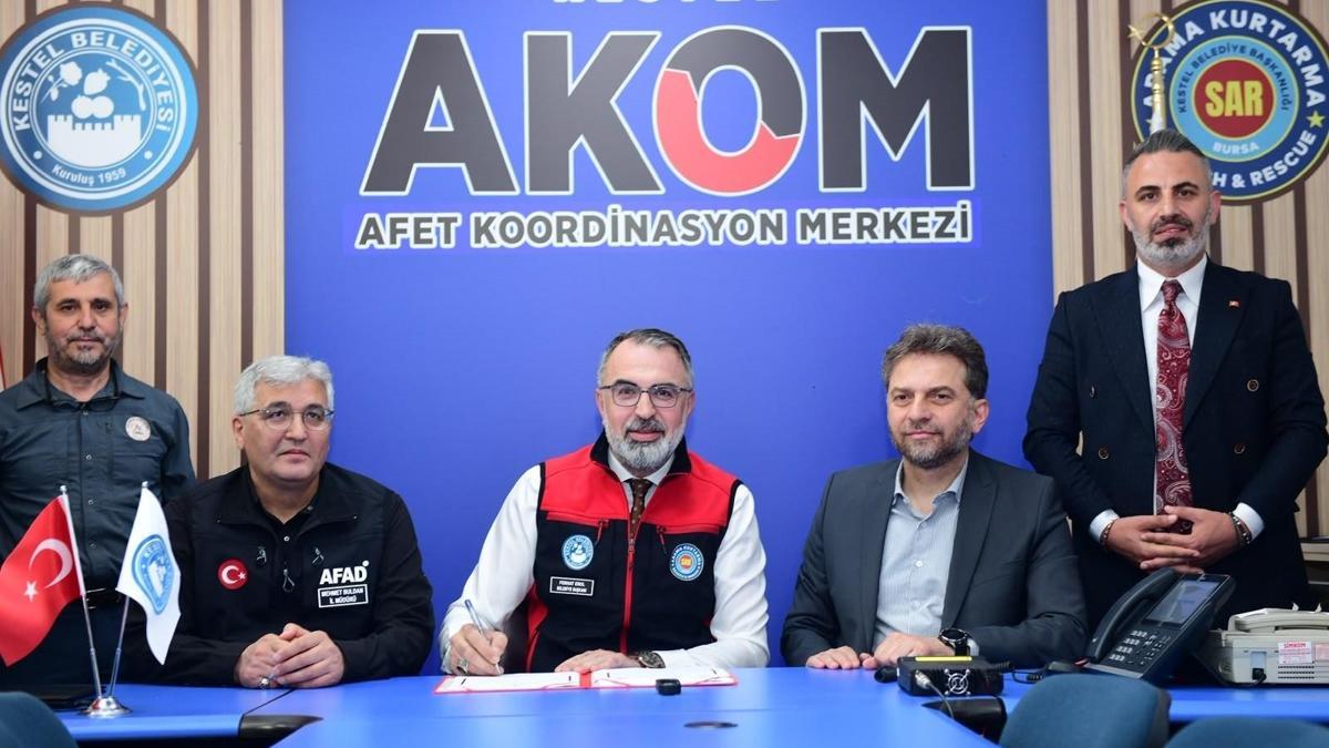 Kestel’de afetlere hazırlık için iş birliği protokolü imzalandı