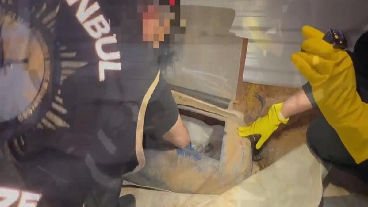 Tuzla'da operasyon: Toprağa gömülü halde bulundu!