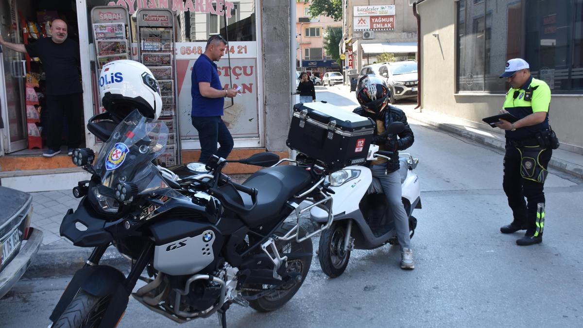Motosiklet sürücülerine denetim