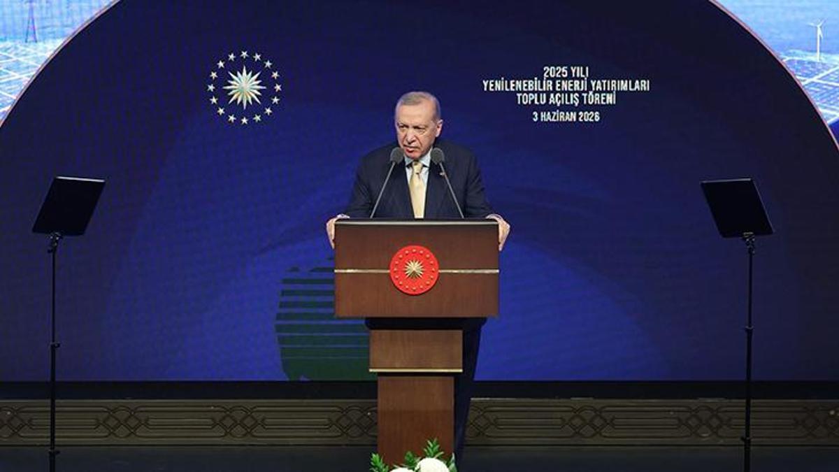 Yenilenebilir enerji devrimi! Cumhurbaşkanı Erdoğan: Enerjide arz güvenliği bir egemenlik meselesi