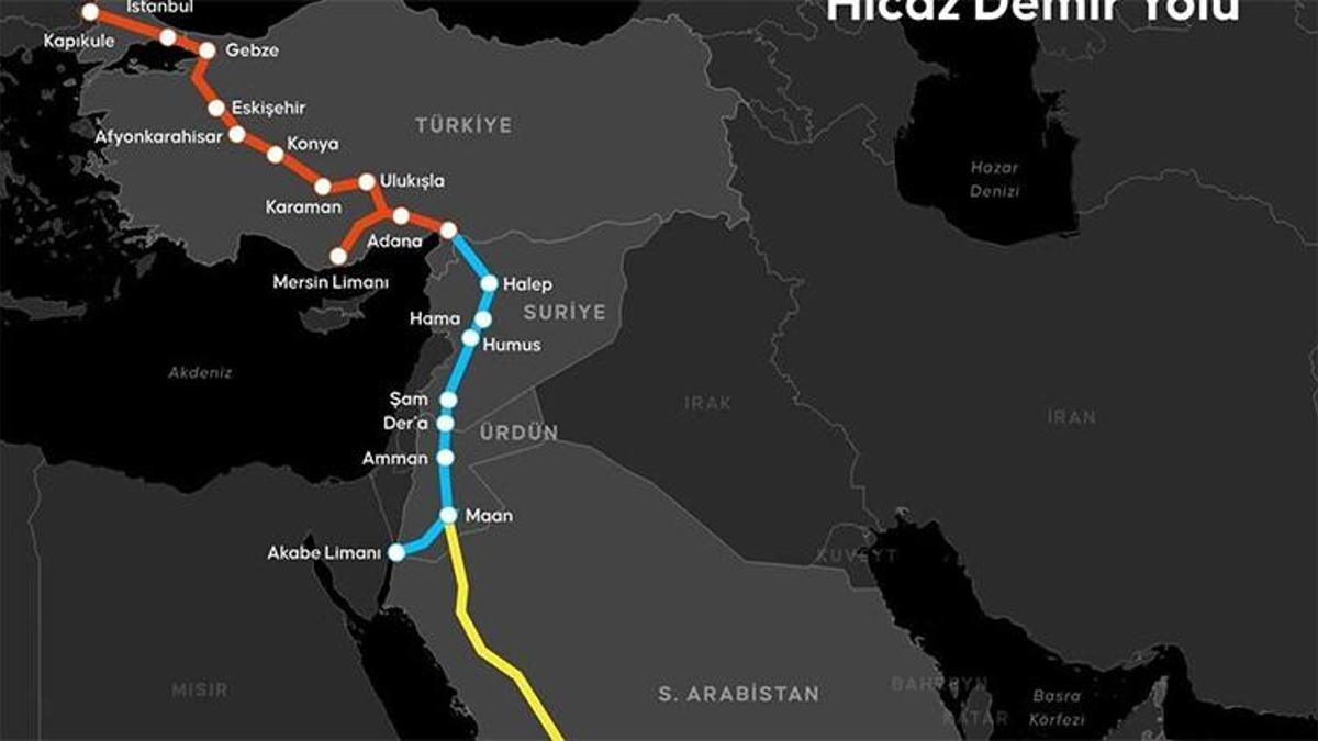 Modern Hicaz Demir Yolu geliyor! Türkiye'den Umman'a kesintisiz hat: Adana Bu dev rotanın Akdeniz'deki kalbi olacak