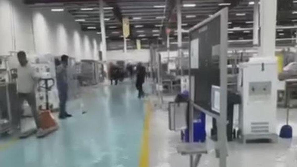 Kuvvetli sağanak Çankırı’da etkili oldu fabrikayı su bastı