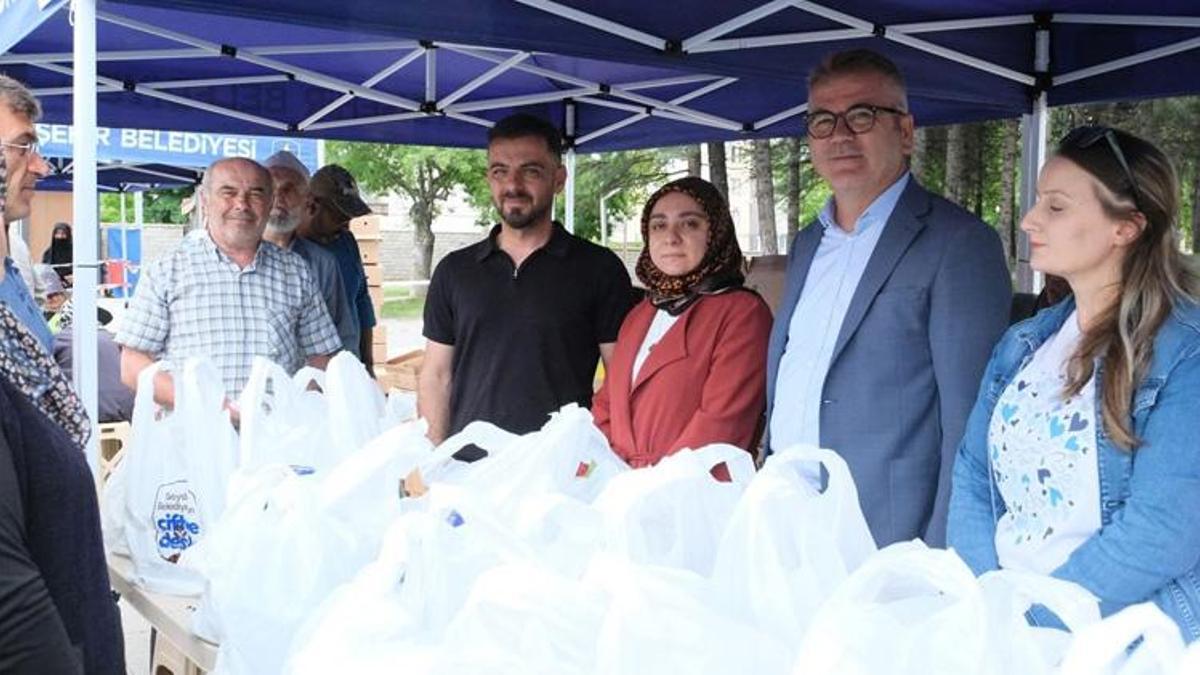 Seydişehir'de üreticilere fide dağıtıldı