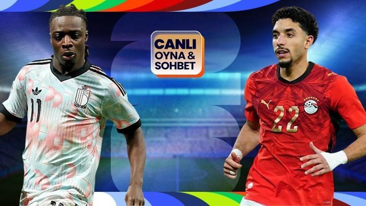 G Grubu’nda Belçika ile Mısır karşılaşıyor! Dünya Kupası heyecanı canlı sohbet ile Misli’de