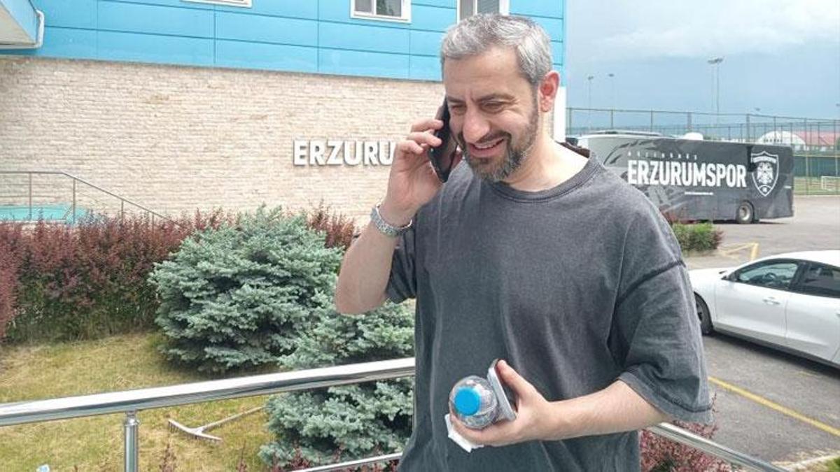 Erzurumspor FK’yı rekorlarla Süper Lig’e yükselten teknik direktör Erzurum’da