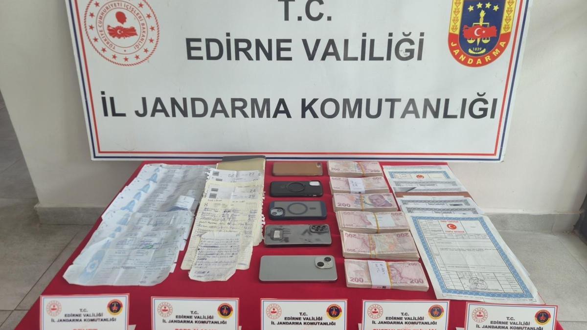 Edirne'de tefecilik operasyonu: 6 gözaltı