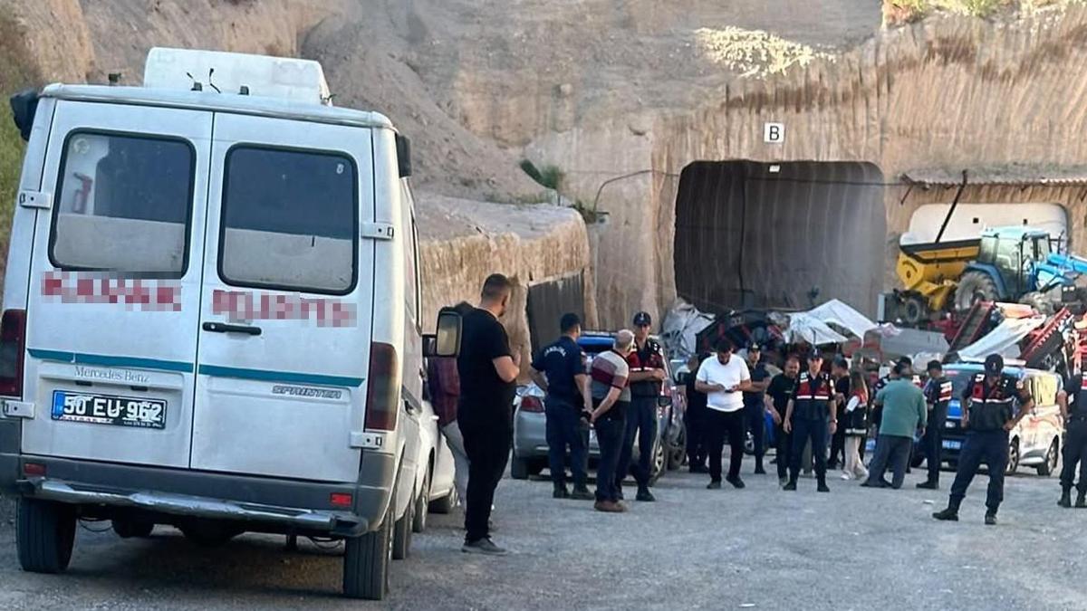 Nevşehir’de devrilen forkliftin sürücüsü öldü