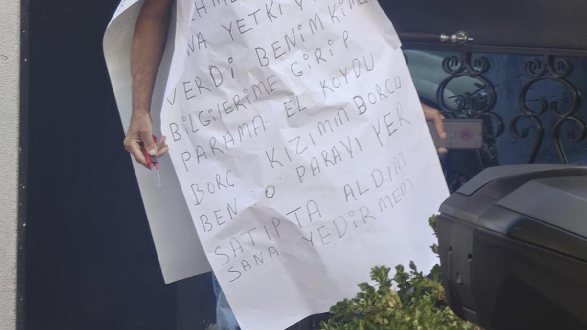 Parasına haciz uygulandığı iddiasıyla kendisine zarar vermeye çalıştı