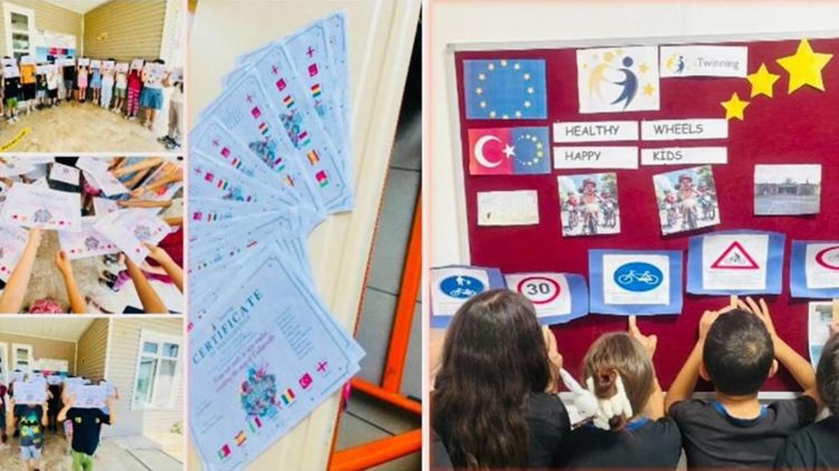 Denizli'de bir köy okulu Avrupa'ya açıldı: 3 proje dikkat çekti
