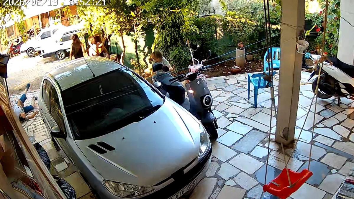 Bahçe kapısı cinayetinde güvenlik kamerası görüntüleri ortaya çıktı