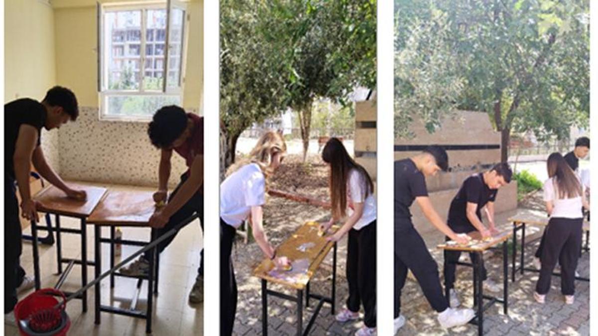 Abbas Sıdıka Çalık Anadolu Lisesi’nde örnek proje: Temiz sıra, temiz gelecek!