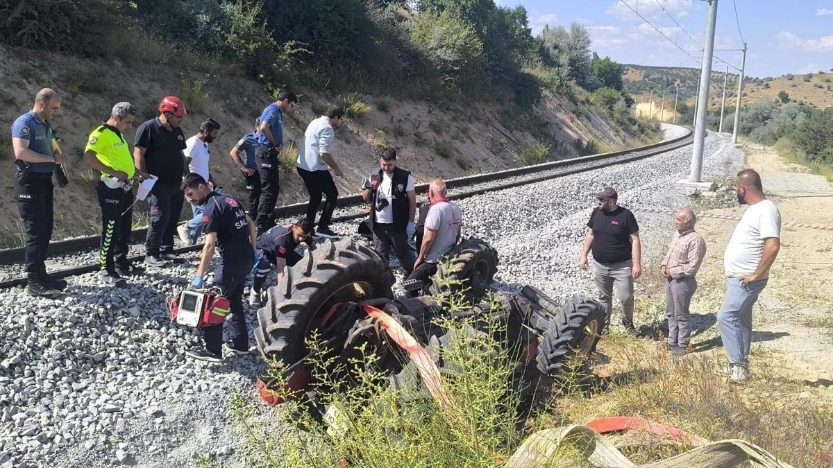 Malatya'da devrilen traktörün sürücüsü öldü