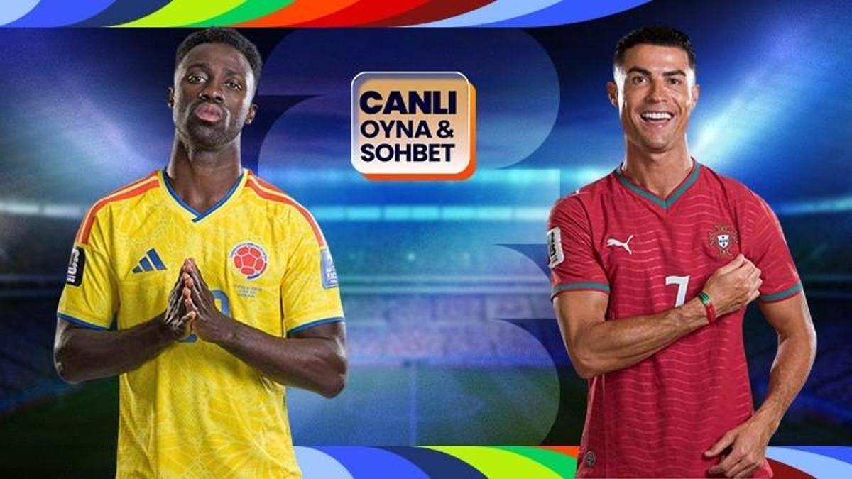Kolombiya ile Portekiz liderlik için karşı karşıya geliyor! Dünya Kupası’nın heyecanı canlı sohbet ile Misli'de