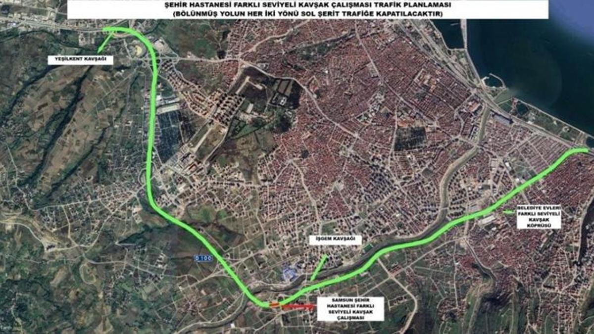 Samsun'da ulaşımı rahatlatacak çalışma! Trafikte yeni dönem başlıyor